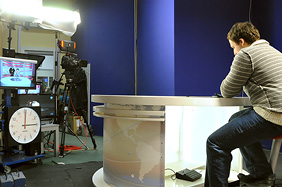 BTV news studio