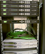 Latvian DVB-T/IPTV head-end - machine room