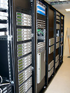 Latvian DVB-T/IPTV head-end - machine room