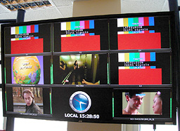 Latvijas DVB-T/IPTV signālu sagatavošanas stacija - kontroles telpa