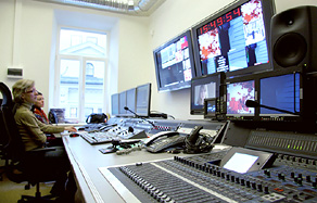 Lietuvos Rytas TV - studio control room