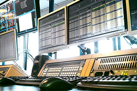 Playout control room