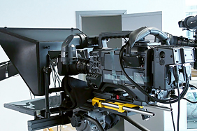 Equipment installation at TV3 Riga facility