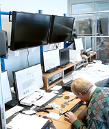 Equipment installation at TV3 Riga facility