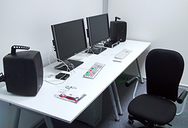 Equipment installation at TV3 Riga facility