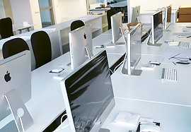 Equipment installation at TV3 Riga facility