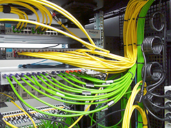 Equipment installation at TV3 Riga facility