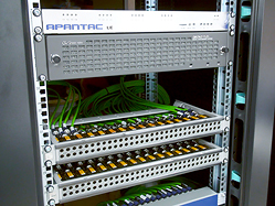 Equipment installation at TV3 Riga facility