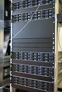 PBK play-out system racks