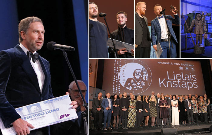 National moving picture awards Lielais Kristaps (photos Lielais Kristaps and LETA)