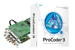 Canopus EDIUS SP-SDI and ProCoder3