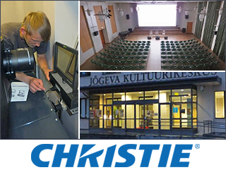 Christie CP2215 projektora uzstdšana Jogeves kultras centr