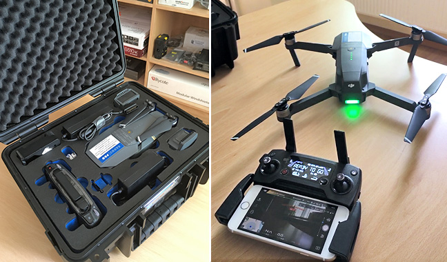 dji mavic pro 4k quadcopter