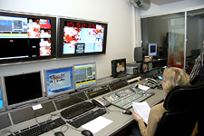 Lietuvos Rytas TV - news studio control room