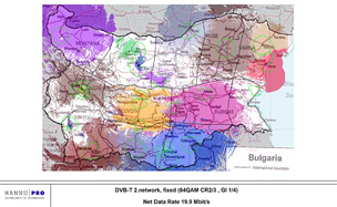 Bulgarian DVB-T network development project materials