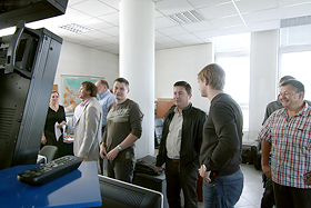 Hannu Pro comissioning Bulgarian DVB-T head-end in Sofia