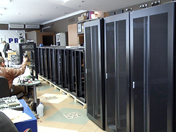 Bulgarian DVB-T headend racks have been prepared for installation