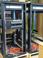 Racks have been prepared for installation