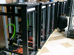 Racks have been prepared for installation