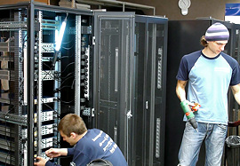 Bulgarian DVB-T headend racks are installed