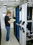 Hannu Pro installing Thomson transmitters and Spinner combiners