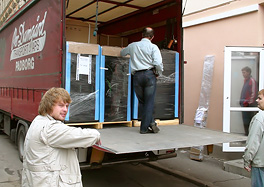Equipment prepared for shipment