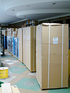 Equipment prepared for shipment