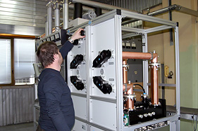 Combiner installation at Varna transmission centre