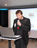 Hannu Pro greetings to the participants