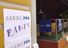 Hannu Pro party 2009